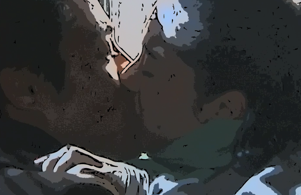 恋ノチカラ 第1１（最終）話 思いが通じ、事務所でキスをする貫井（堤真一）と籐子（深津絵里）