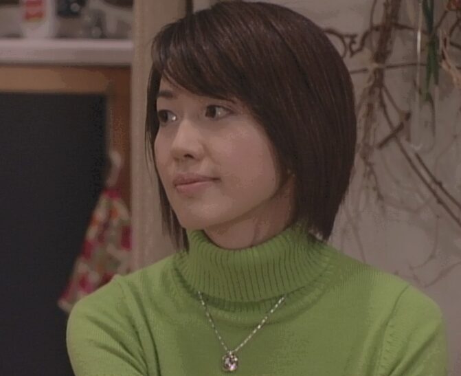 ドラマ「やまとなでしこ」第１０話、中原 欧介（堤真一）に呆れた顔を見せる佐久間 真理子（森口瑤子）