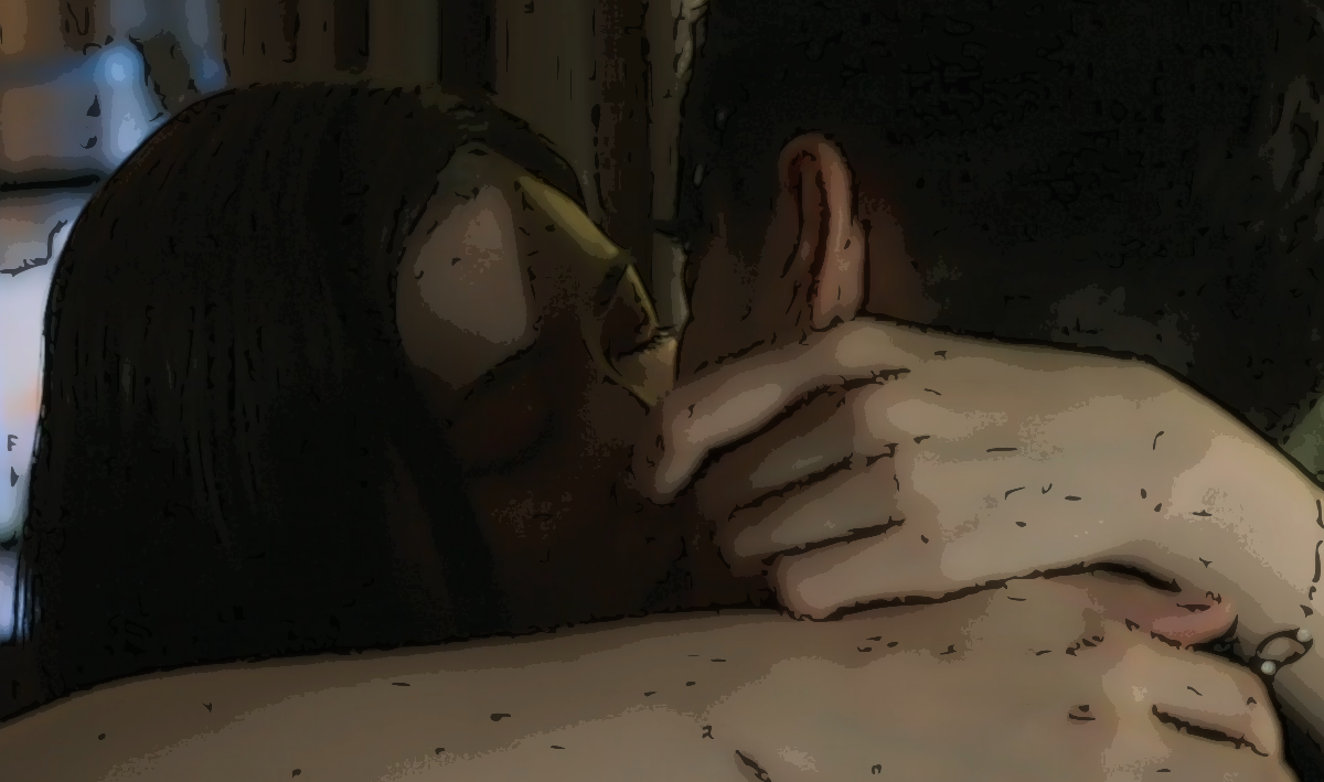 私の夫と結婚して、第７話、思いが通じキスをする鈴木亘（佐藤健）と神戸美紗（小芝風花）