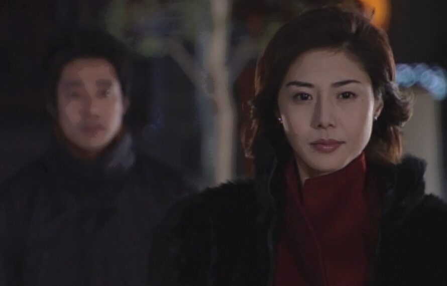 ドラマ「やまとなでしこ」第１１（最終）話、元のように復活し参加した合コンの帰りに中原 欧介（堤真一）に会い、再び数学に挑戦すると聞いた神野 桜子（松嶋菜々子）