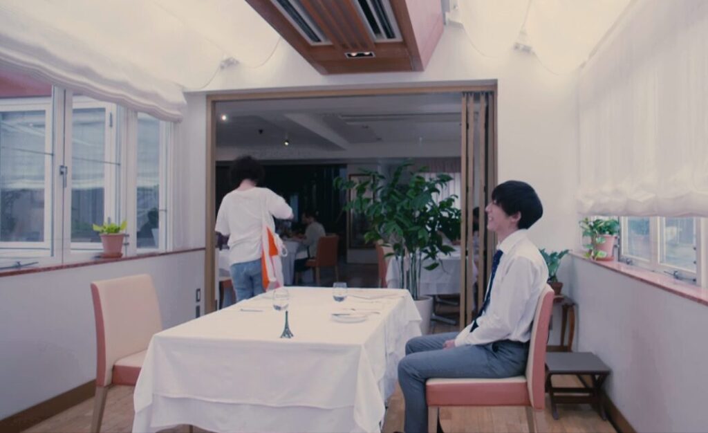 ドラマ「凪のお暇」第3話、我聞慎二(高橋一生)に酷い事を言われ、黙って喫茶店を後にする大島凪(黒木華)